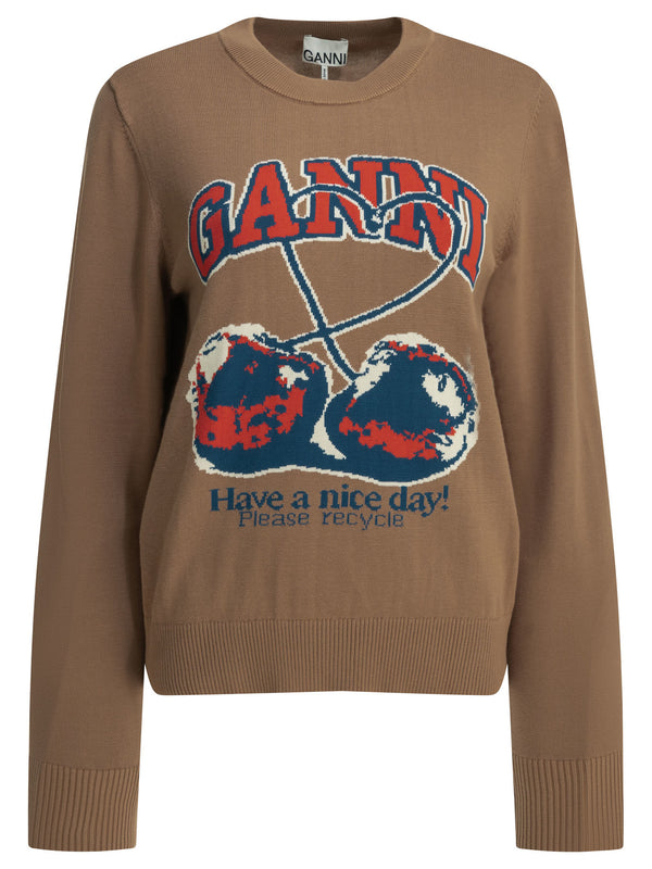 Cherry Knitwear Marrone