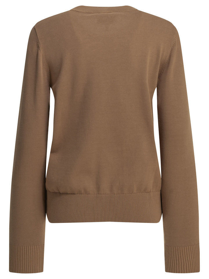 Ganni Cherry Knitwear - Marrone | 73bc248c915bcc4e35ba6218c0f185b2903c478c