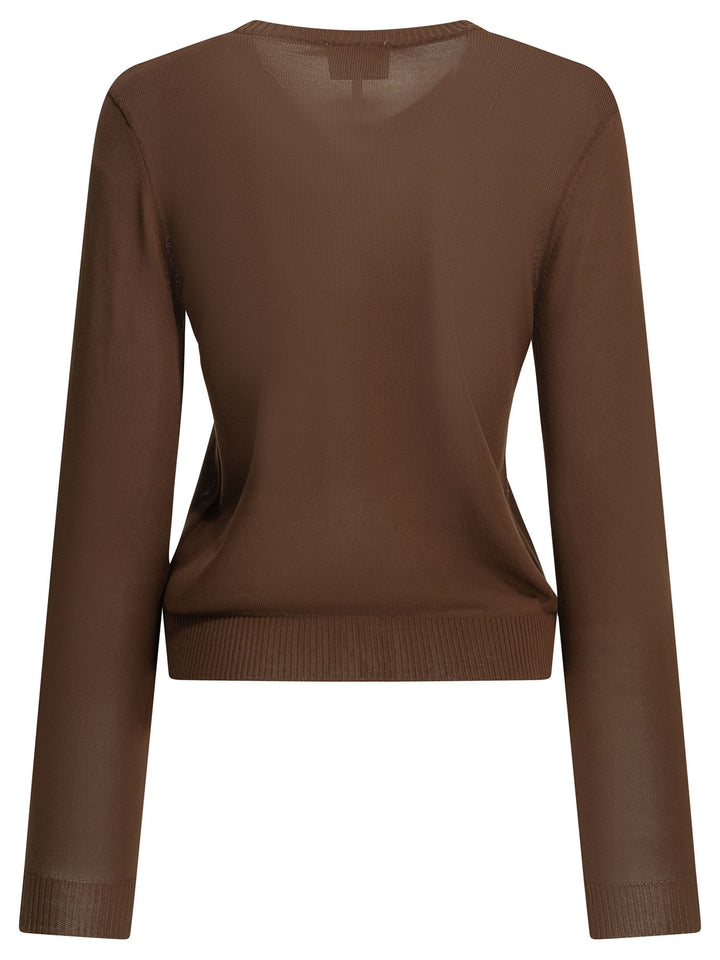 Ganni Argyle Knitwear - Marrone | d8f73ec263f9db0d931585be11e1a7ecf841b295