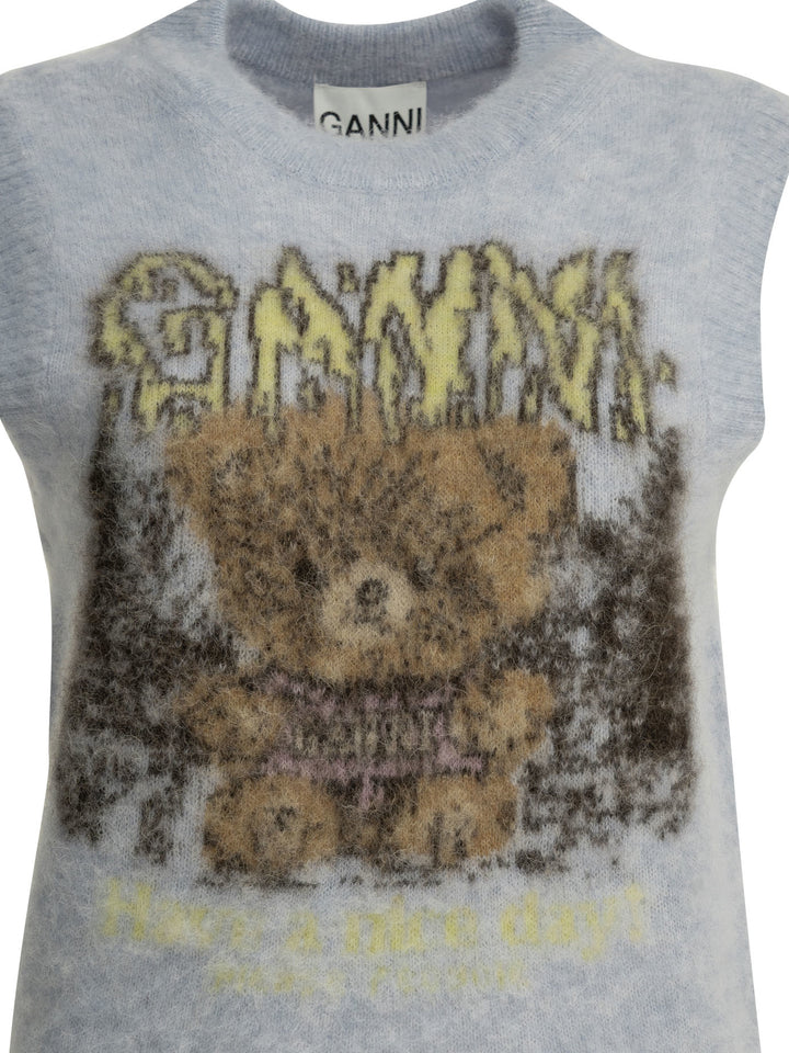 Ganni Teddy Knitwear - Viola | 403b9b468de4122ee082131abe25a5af99916a62