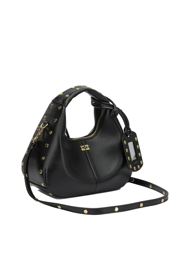 Ganni Hobo Studs Handbags - Nero | 40a05ef328cd3fa992b1b2cc073f629b4b211219