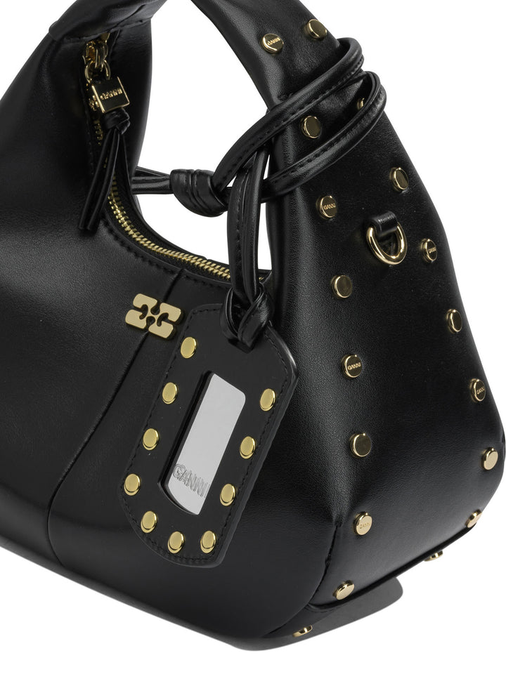 Ganni Hobo Studs Handbags - Nero | 722c6daf5bd0a6275a2e710631d57cb14ef918a1