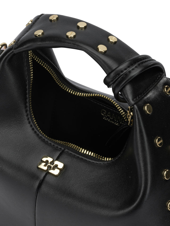 Ganni Hobo Studs Handbags - Nero | 646bb0aca6b4052484b983f2bba74aa4e789fe2c