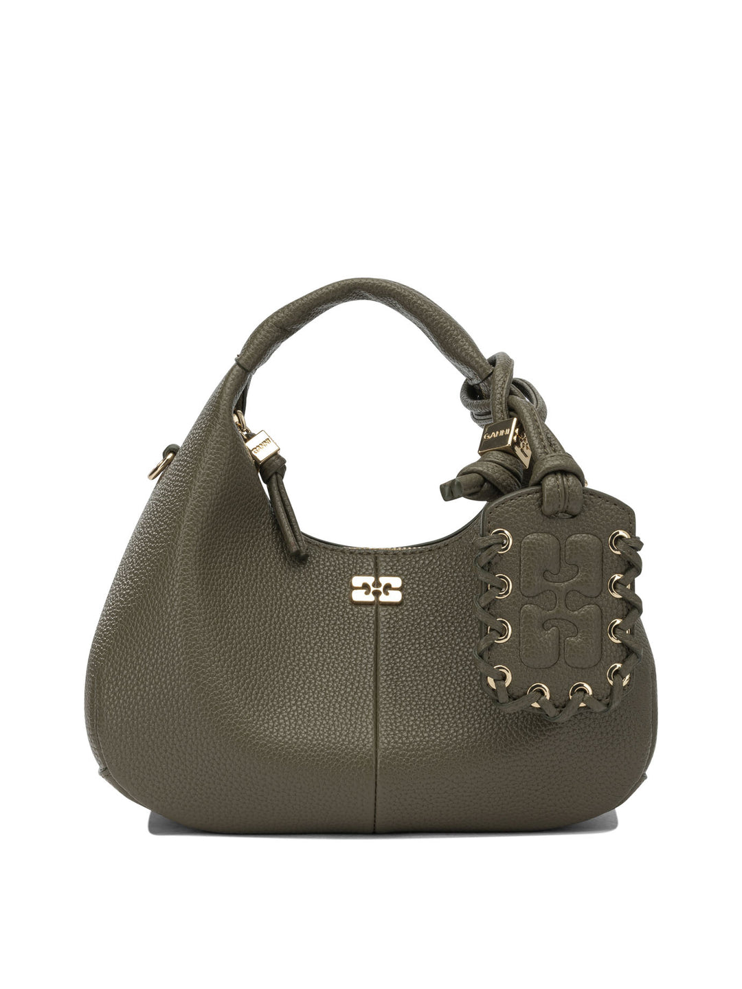Ganni Hobo Handbags - Verde | 2709d562345f7a7a0e66ec28a885147dab8db96e