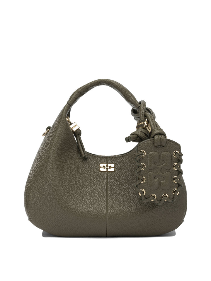 Ganni Hobo Handbags - Verde | 2709d562345f7a7a0e66ec28a885147dab8db96e
