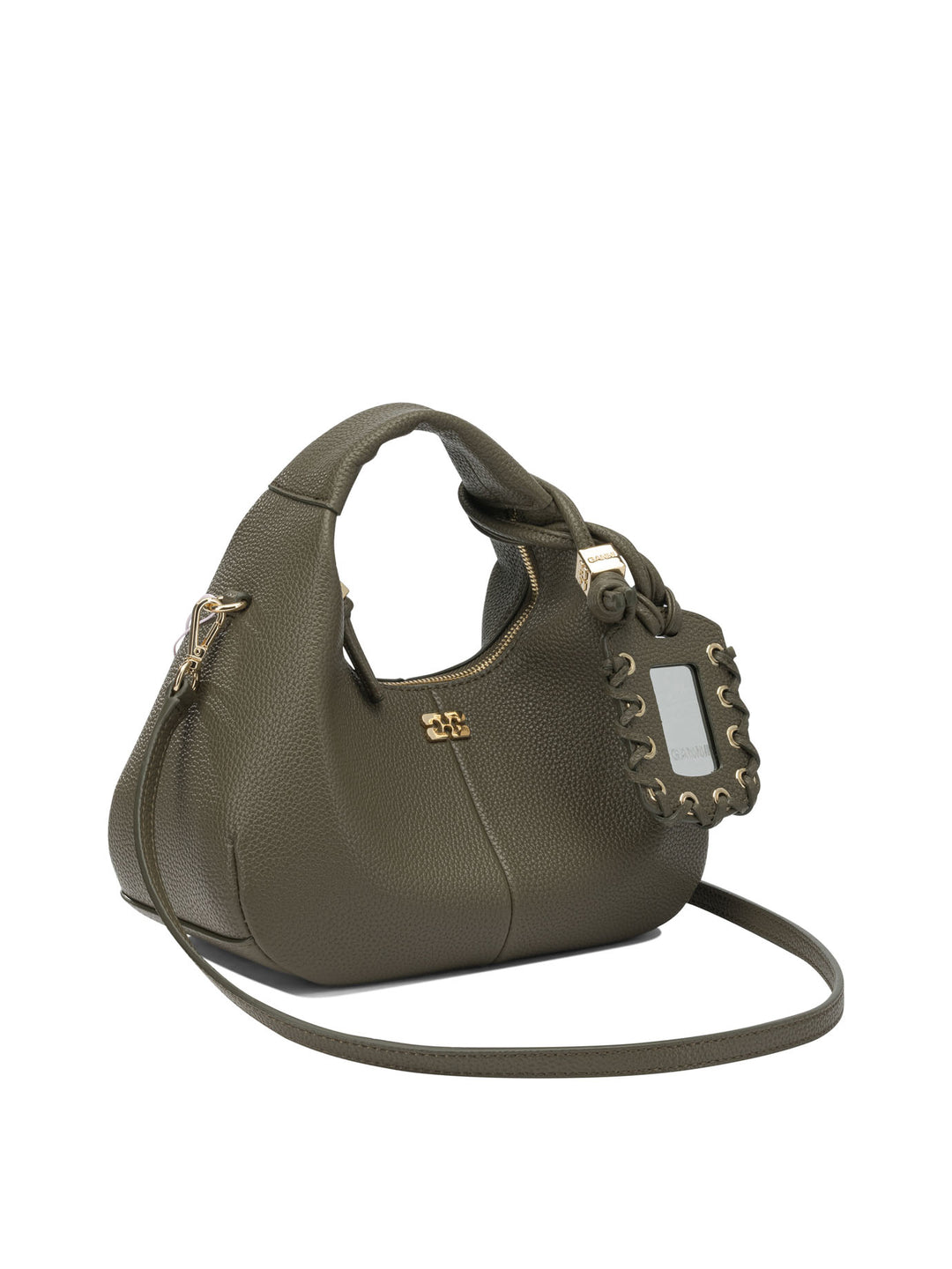 Ganni Hobo Handbags - Verde | 48ef804f71a7ee493a5d882060fa160591f4f7de
