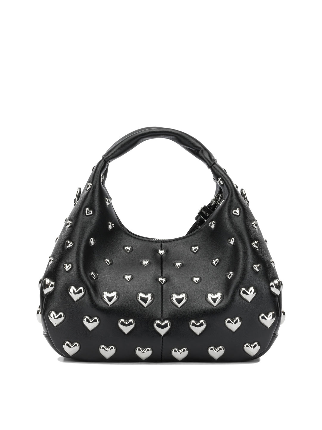 Ganni Mini Hobo Heart Handbags - Nero | 00a9668218f323d4c846c69b1ddec942c2b0d429
