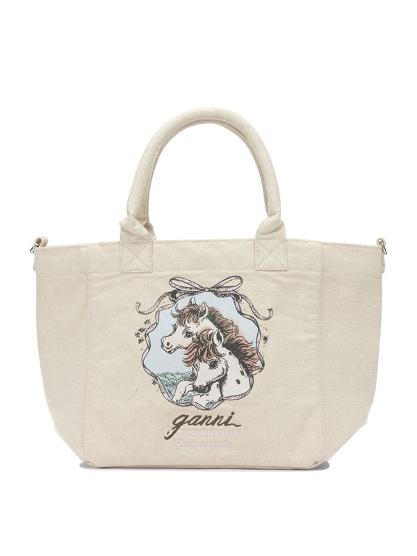 Easy Pony Handbags Bianco
