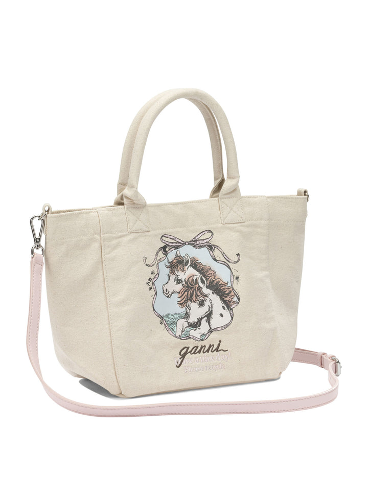 Ganni Easy Pony Handbags - Bianco | 116d8f1ad5b491d4613e5e68a9fd77ca6fb91e9d