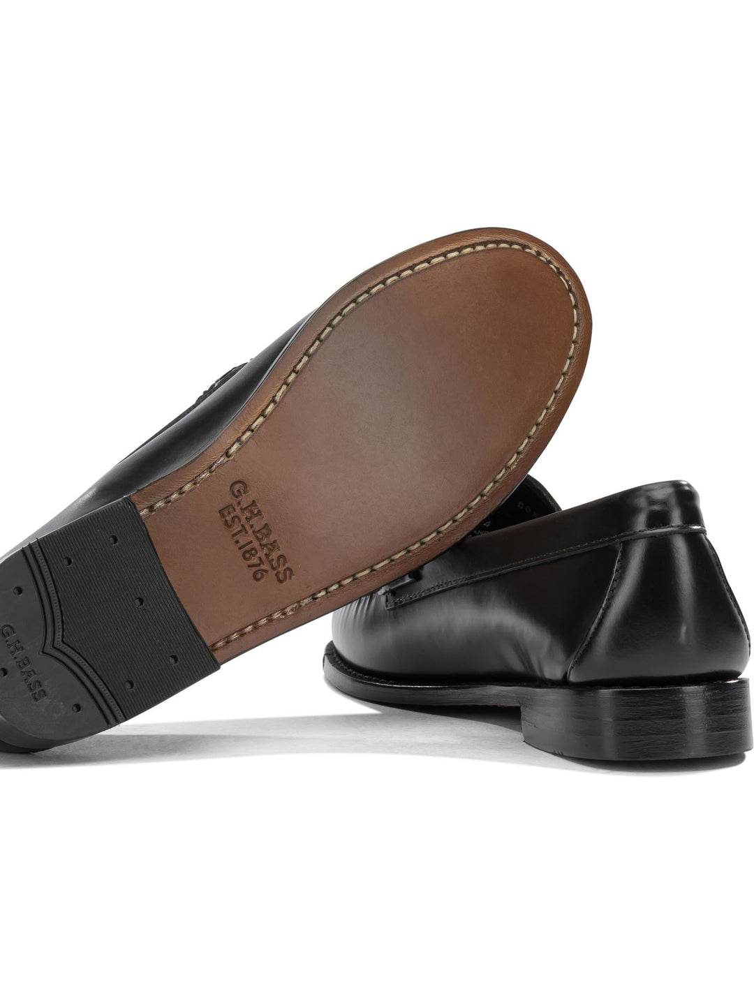 G.H. Bass & Co. Weejuns Penny Weave Loafers & Slippers - Nero | 1c522b7275fdd1688d99dbad8b0eecafcfbef307