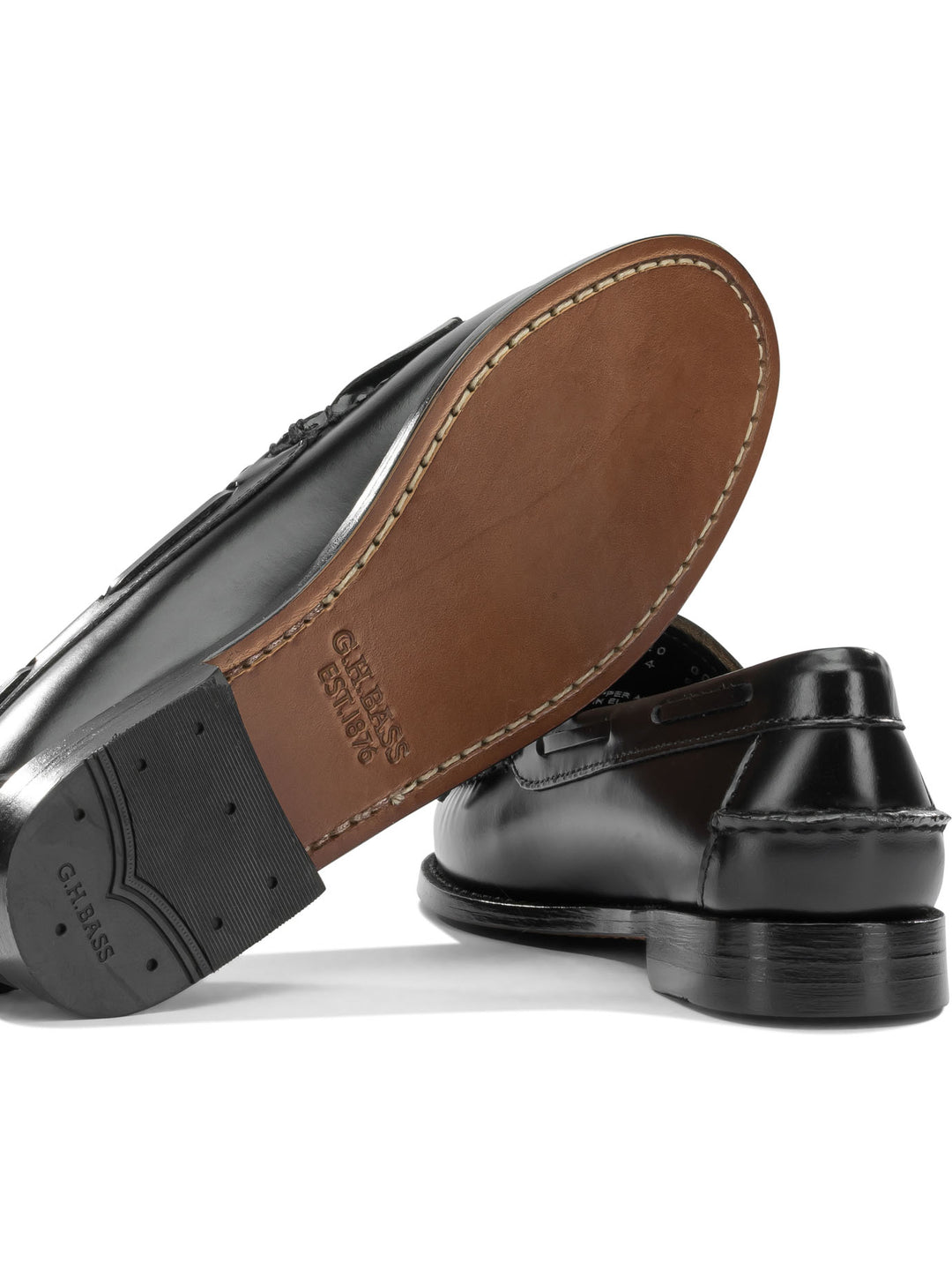 G.H. Bass & Co. Weejuns Esther Kiltie Loafers & Slippers - Nero | 988fff6e4d91e2bf6ef46fabe873811835d550c4