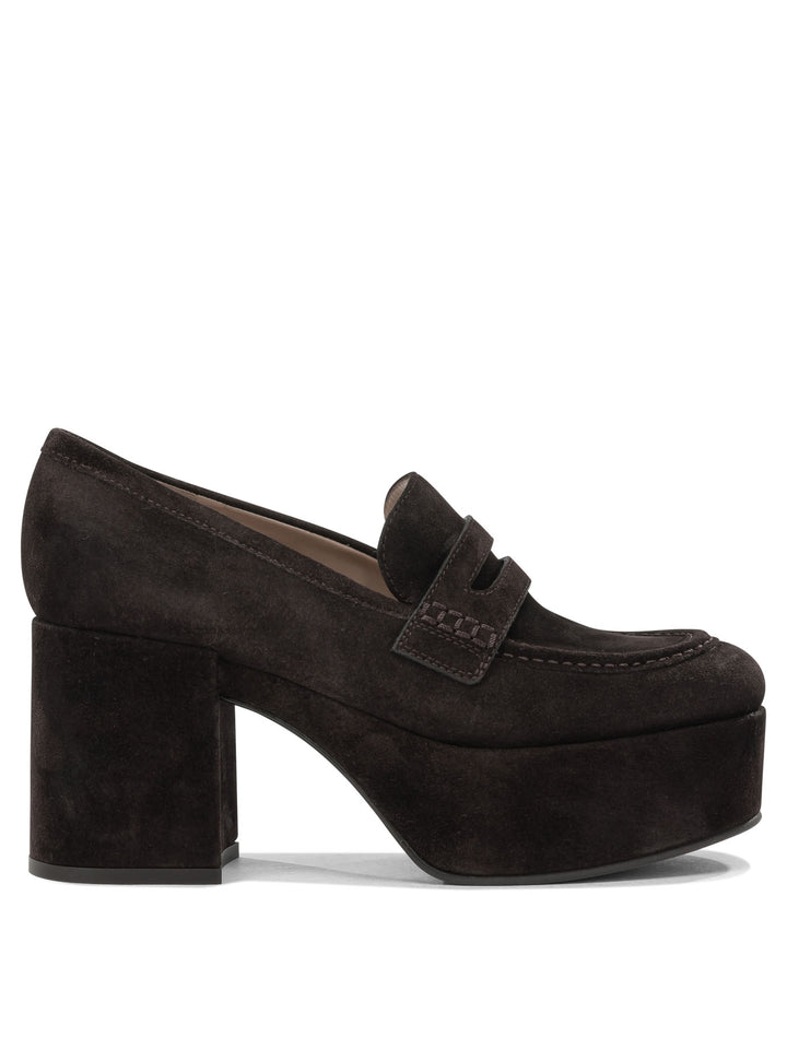 Gianvito Rossi Jenna 75mm Loafers & Slippers - Marrone | 8f5b3e479716761693c8057d892c92bf932021ee