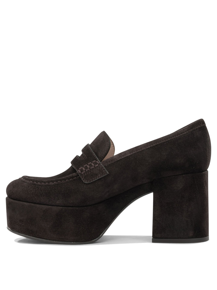 Gianvito Rossi Jenna 75mm Loafers & Slippers - Marrone | e90e19b1539ef4a3d091b3b11592c4ba45fa688f