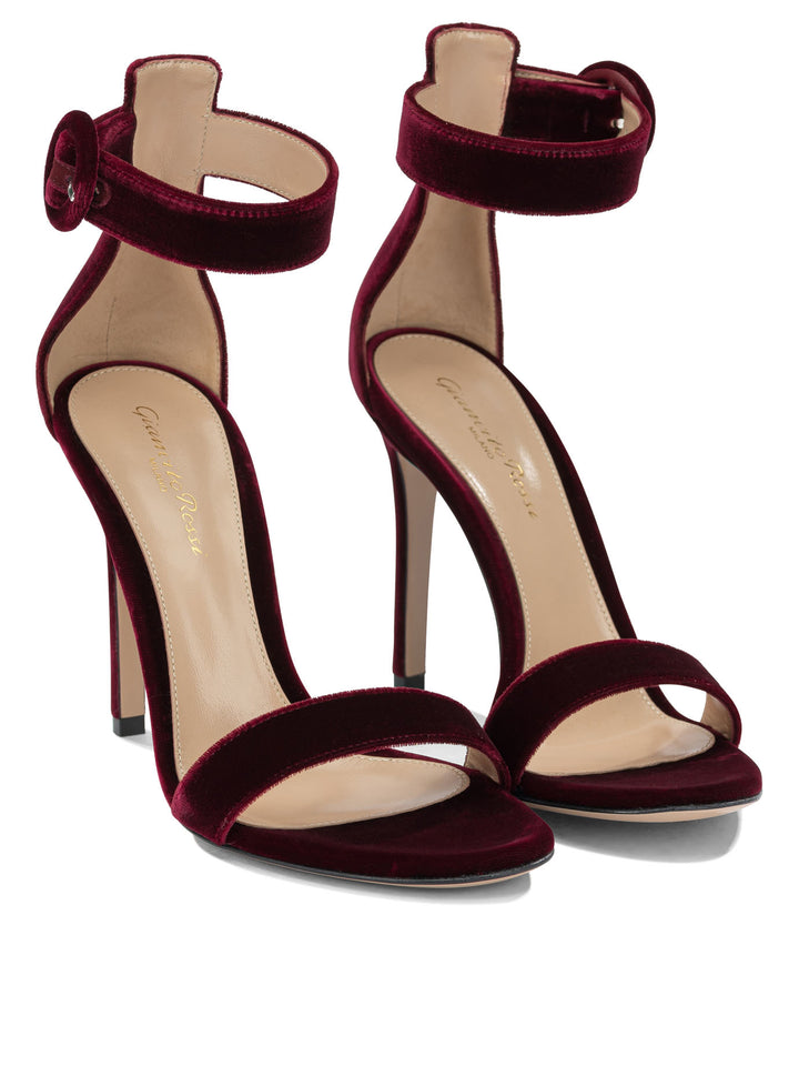 Gianvito Rossi Portofino 105mm Sandali - Bordeaux | b16db300e7a1bcc8c8943c57b26d51fd3e0f8615