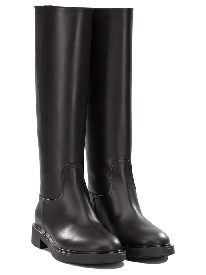 Gianvito Rossi Ascott Boots and Ankle Boots - Marrone | 32fb6729de40c89817d6164f1026808e3443be2d