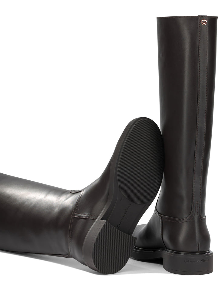 Gianvito Rossi Ascott Boots and Ankle Boots - Marrone | ce228c27f6c5453363b4f24d3ba2735147f8db38