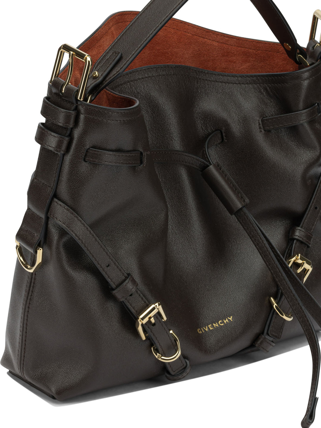Givenchy Voyou Bucket Handbags - Marrone | 8807b358a5af11cc50168386d2b617eb04927dd1