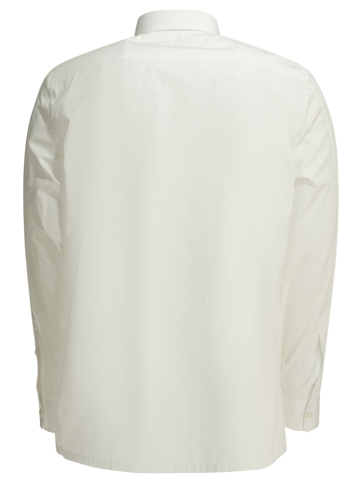 Givenchy Camicia Casual Con Logo Shirts - Bianco | c2cf866d00b1a53ee1bb6453931359c09e82861b