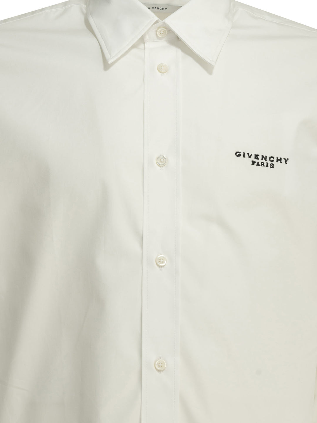 Givenchy Camicia Casual Con Logo Shirts - Bianco | 3b0c454d0c9681ec7abc4107804360b533e4824e