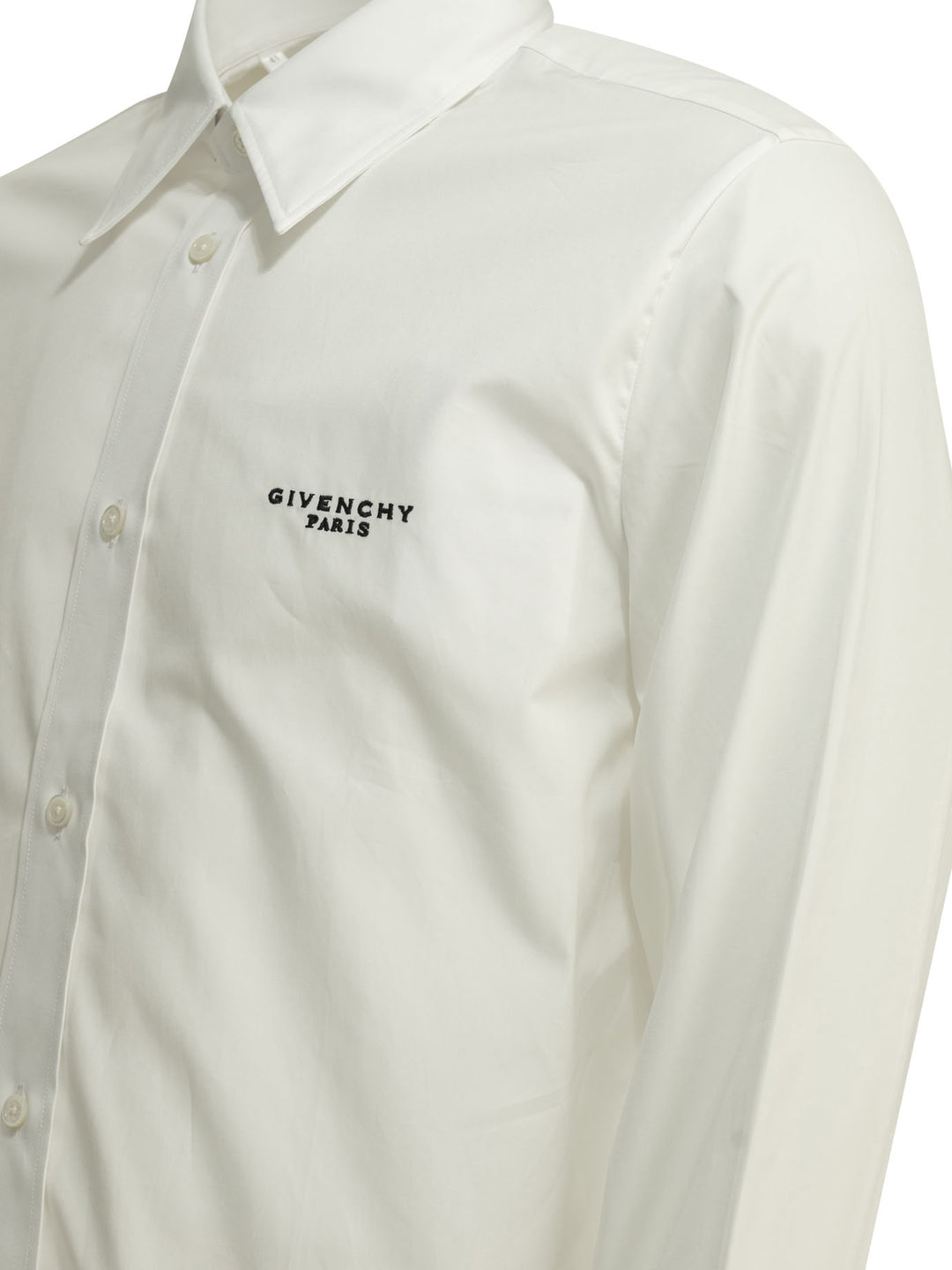 Givenchy Camicia Casual Con Logo Shirts - Bianco | 00007953d629330f73d1bb261c194f9287a58155