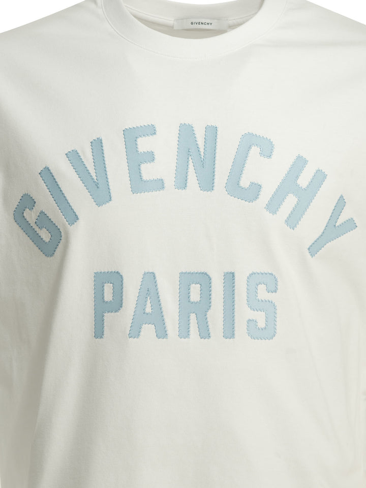 Givenchy Givenchy Paris T-shirts - Bianco | 5920109c9f853775f187823d51c68a71e1ba6c79