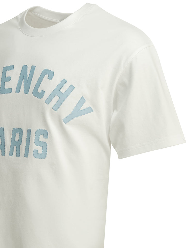 Givenchy Givenchy Paris T-shirts - Bianco | 01a953d1ef8050cc41aea2caea2d2499ea75fa33