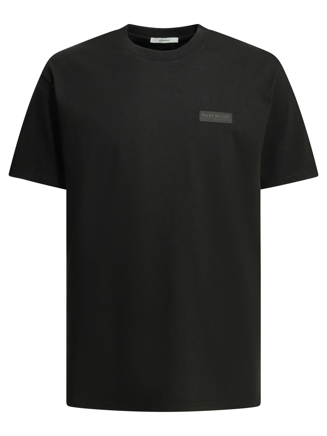 Givenchy Crew-Neck T-Shirt With Logo T-shirts - Nero | 92c3de86d28c1afae7e6e135a57ede1d7fe7d421