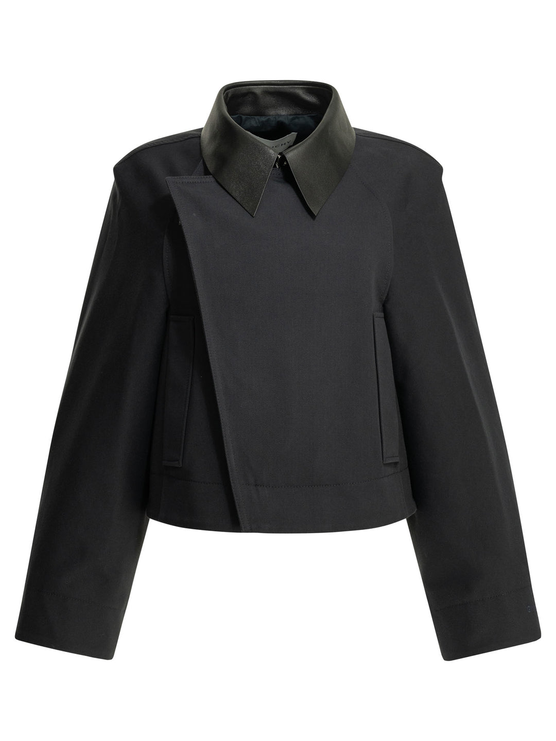 Givenchy Lightweight Cropped Jacket Jackets and Coats - Blu | f4a607c9a170c069c406946936f501c759fd4431