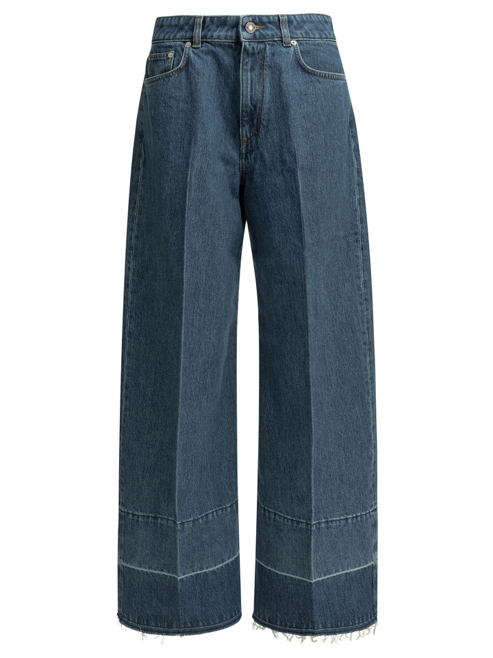 Givenchy Wide Leg Jeans - Blu | e0959691670973ff932732113257a6ab7bf49576