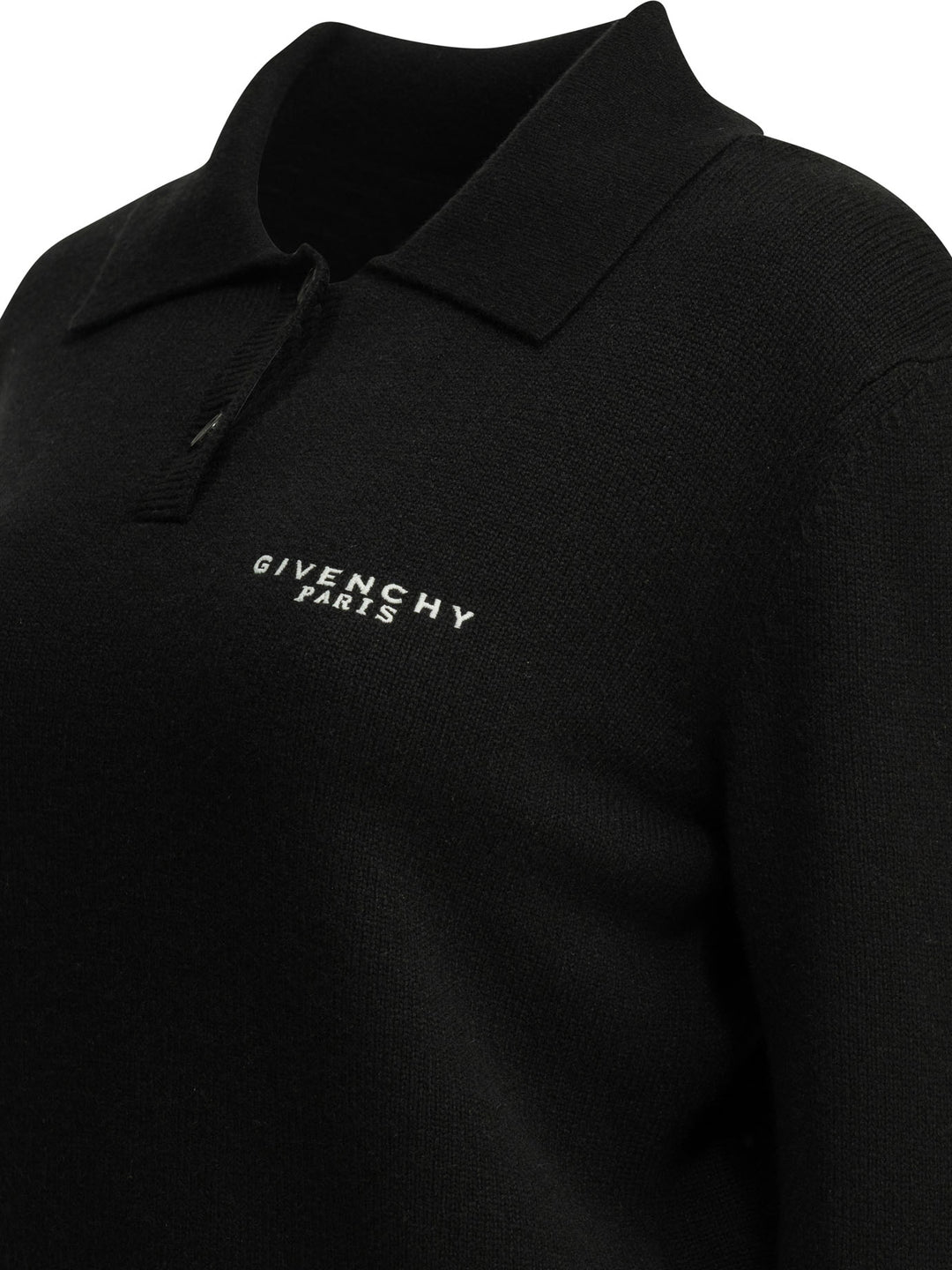 Givenchy Logo Polo Sweater Knitwear - Nero | e7c20b5e4733fb505d60871ae1155d8b1d68f417