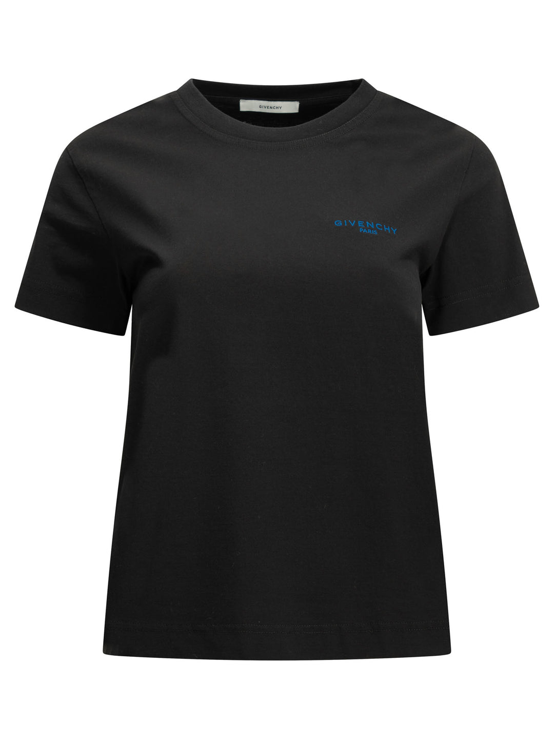 Givenchy Crewneck T-Shirt With Logo T-shirts - Nero | f490348b66b9fe3c6dff85168673d2421e00828f