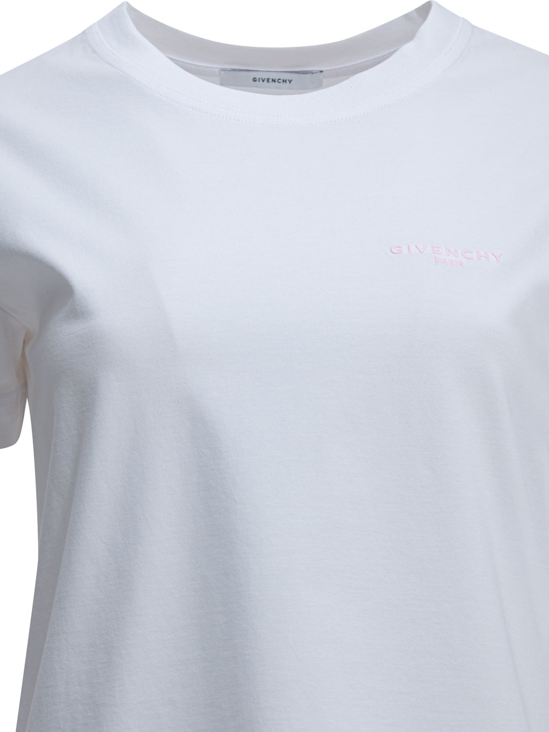 Givenchy Crewneck T-Shirt With Logo T-shirts - Bianco | 8347ea71e8cd56ade8e2dd8cdc1b6f86e5421c65
