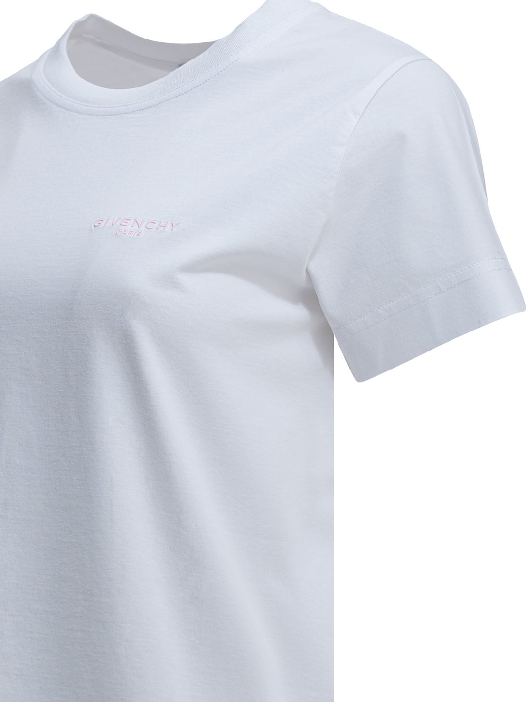 Givenchy Crewneck T-Shirt With Logo T-shirts - Bianco | 31ec2d389a2abaf6127282c64ce4d3ca5df92620