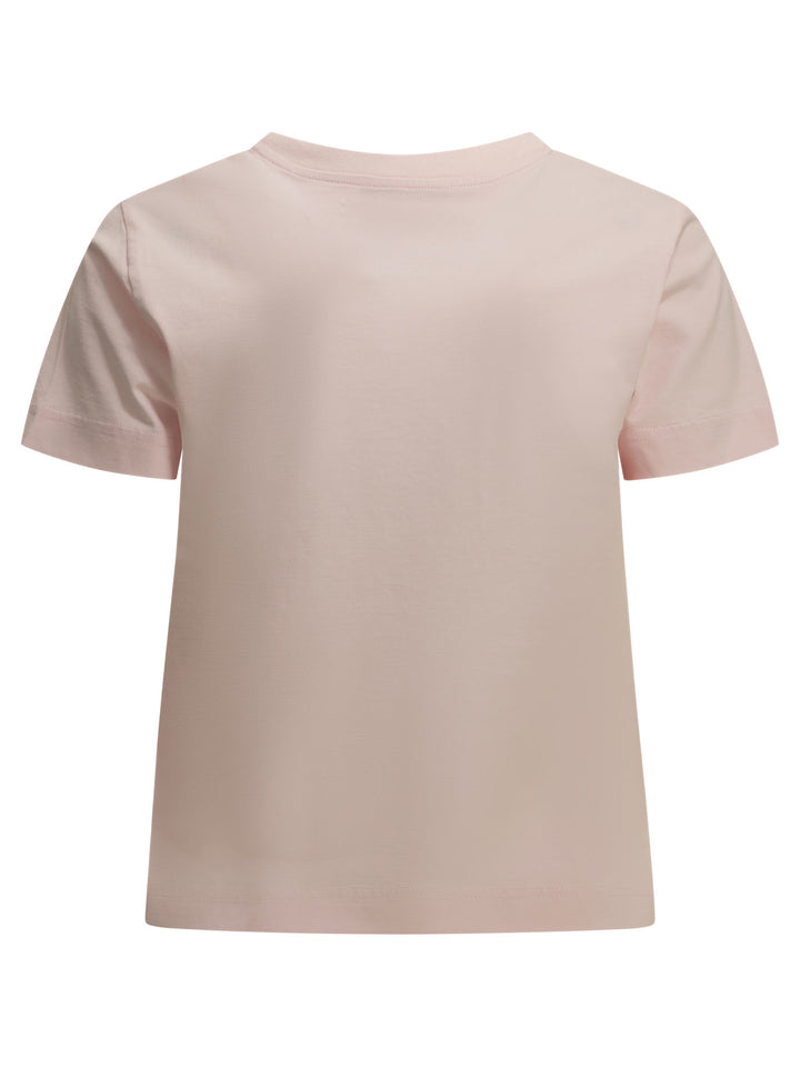 Givenchy Crewneck T-Shirt With Logo T-shirts - Rosa | 7ec6d39d097ddb146aafaed959a3ed94a91ab853