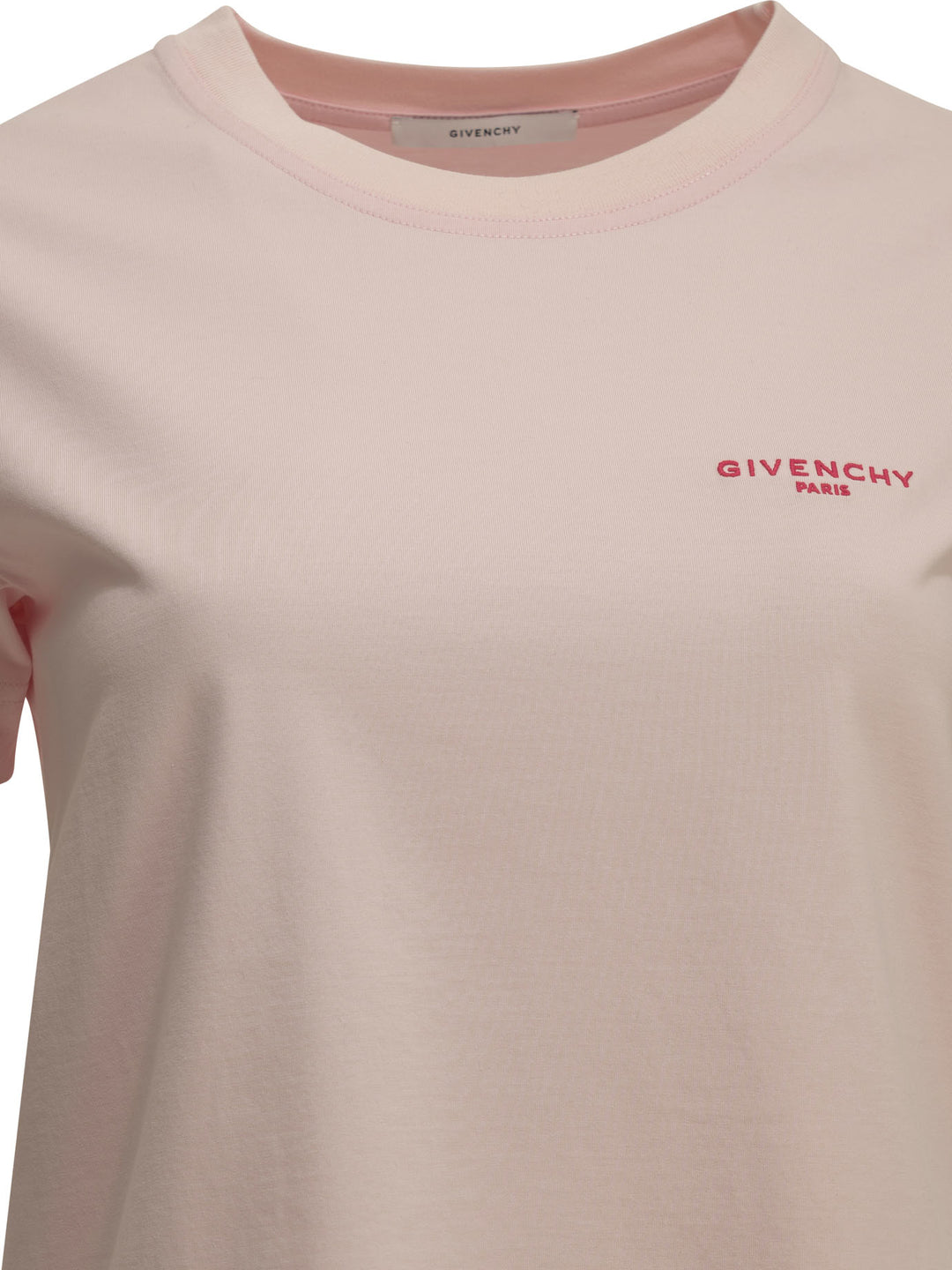 Givenchy Crewneck T-Shirt With Logo T-shirts - Rosa | 26b492cd15970b3220be00cc619b8df133134dc8