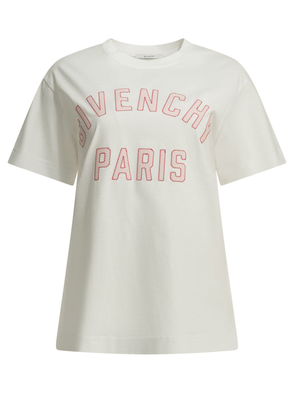 Givenchy Paris T-Shirts Bianco