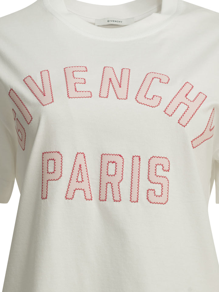 Givenchy Givenchy Paris T-shirts - Bianco | 1dda0a06f81eddba1ac2e876682ee17c45ba0d6a