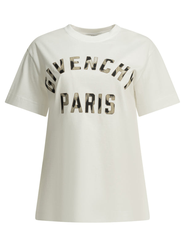 Givenchy Paris T-Shirts Bianco