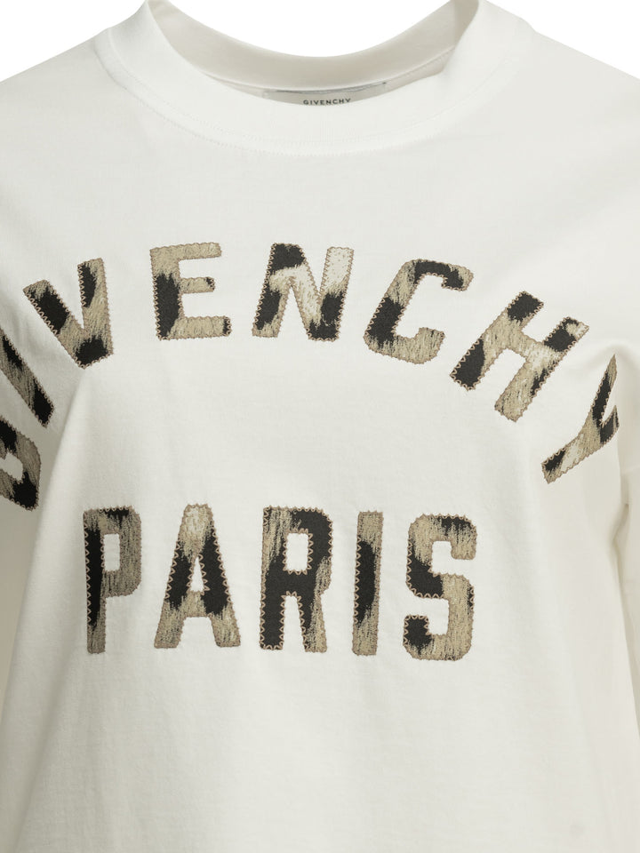 Givenchy Givenchy Paris T-shirts - Bianco | ec15508c410f697b1f447e6437e444f1642cb13d