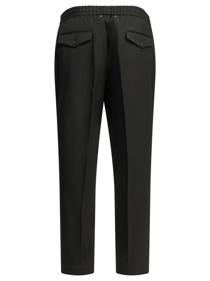 Golden Goose Luke Trousers - Nero | 61b9f314c3b17f4ef98ac38c19c56feaa84d6a47