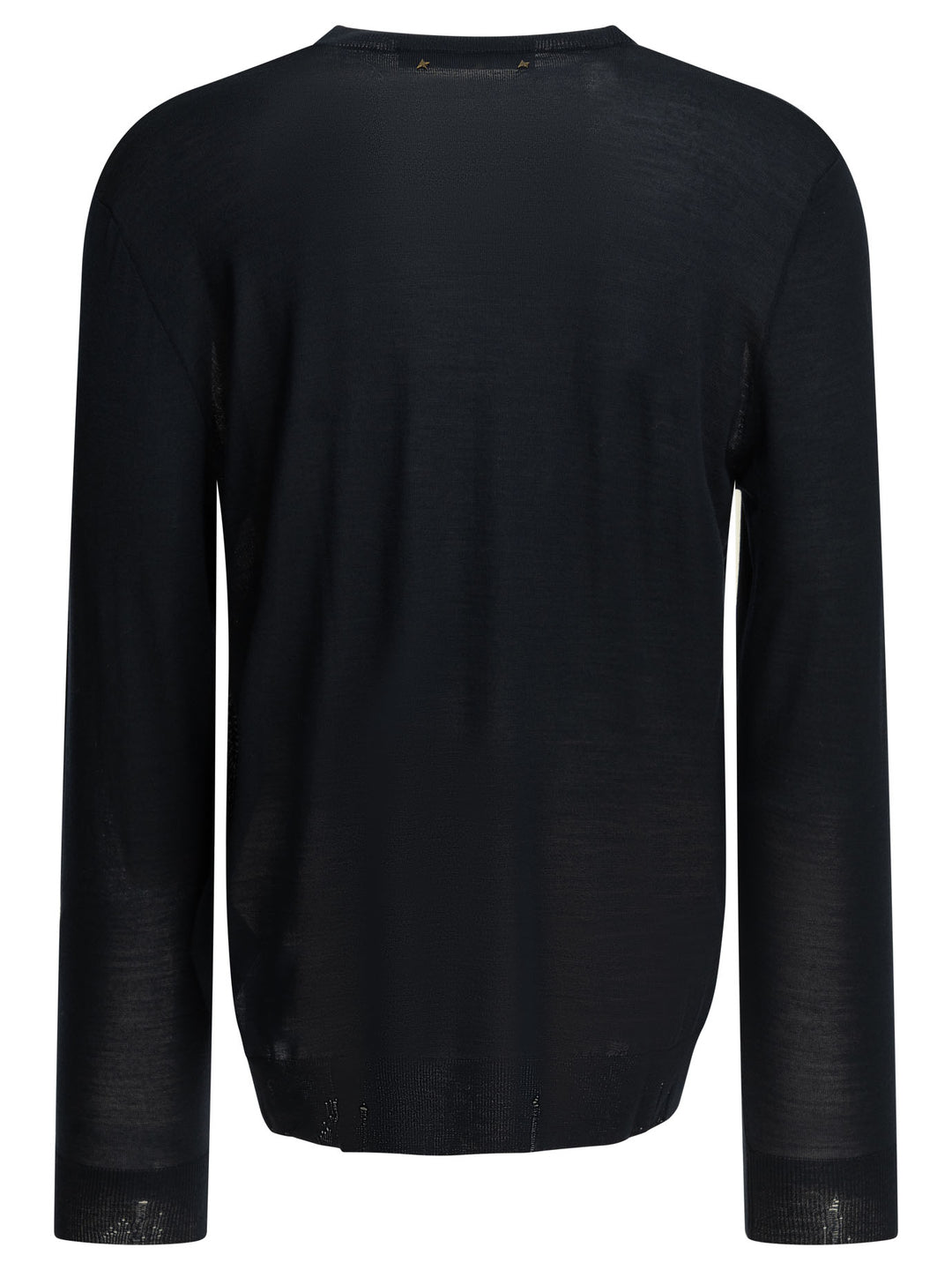 Golden Goose Wool Crew Neck Sweater Knitwear - Blu | 44fb05a68352a6a8a8ada3d6395b2fd4156892b8
