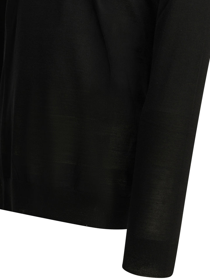 Golden Goose Wool Crew Neck Sweater Knitwear - Nero | cc6d7366e694f8fc4e260d42b7c75af7e906a75e