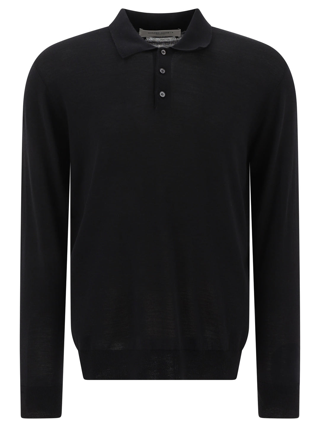 Golden Goose Wool Polo Sweater Knitwear - Nero | a3229243414bf77e5ae62a610509be26dfec8770