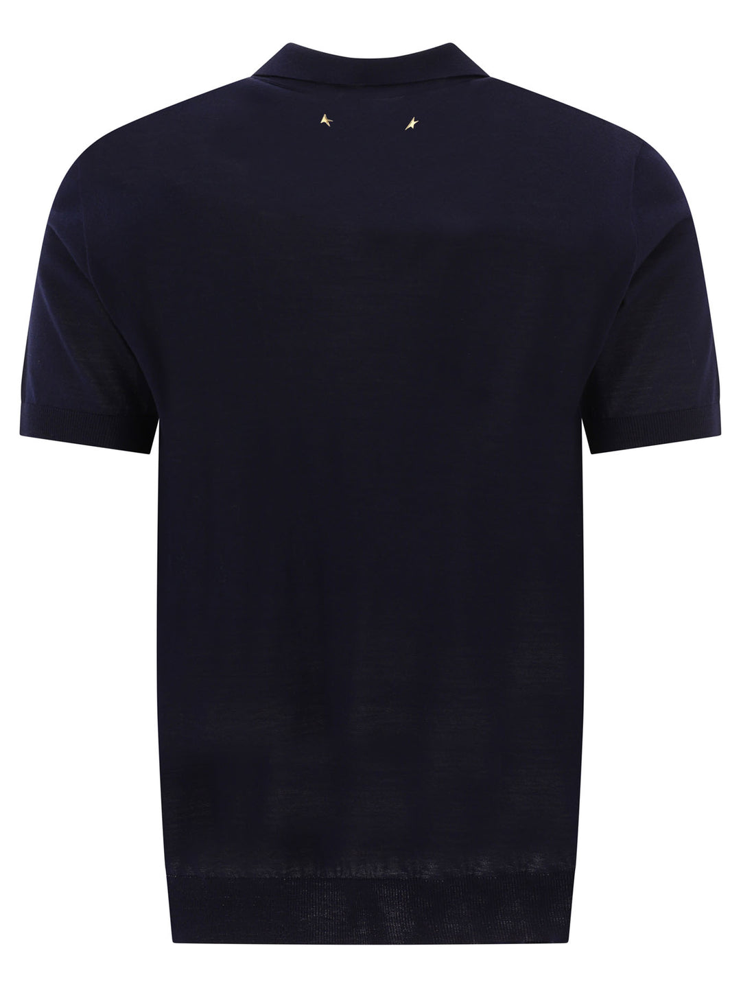 Golden Goose Merino Wool Button-Down Polo Shirt Polo shirts - Blu | e93aff50af9028f726ec53bd8e09b2d9baa85f49