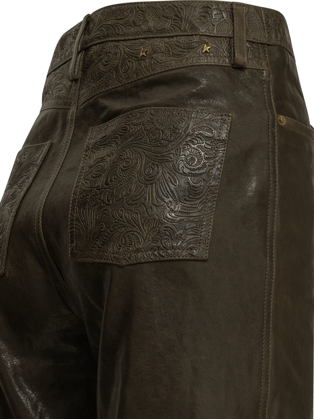 Golden Goose Melany Trousers - Verde | 4f1aa9e07b2af05b9108009003a0db73b15a9a61