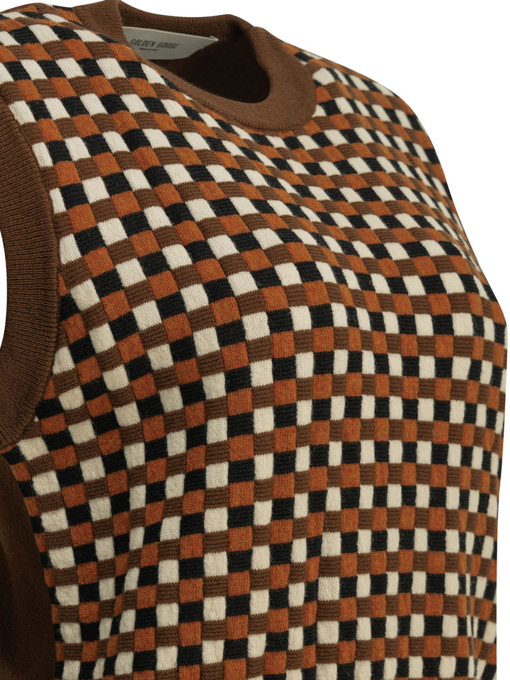Golden Goose Roby Knitwear - Marrone | 8c0155ed3baa82d0a66ae5dd760ddad248c889ba