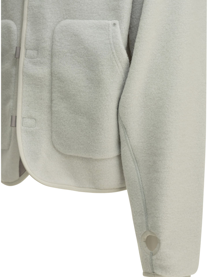 Goldwin Wool-Blend Hooded Felpe Grigio