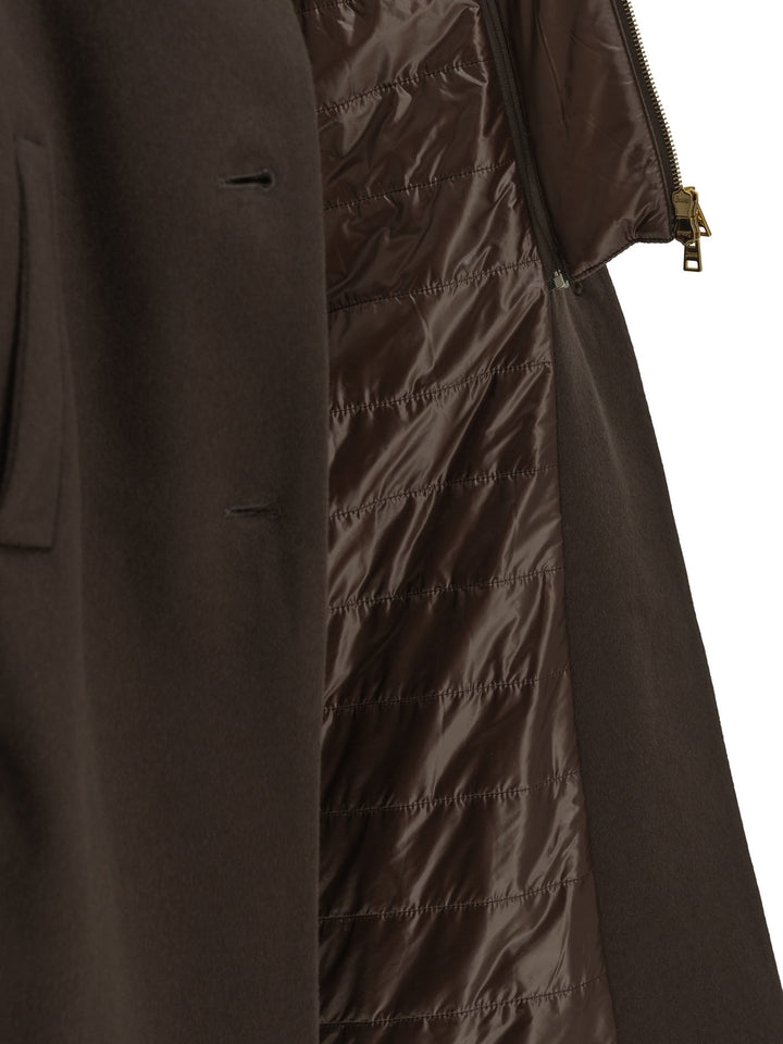 Herno Long Cashmere Coat Jackets And Coats Marrone