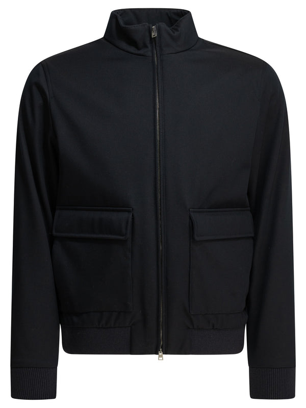 3 Layers Wool Storm Jackets And Coats Blu