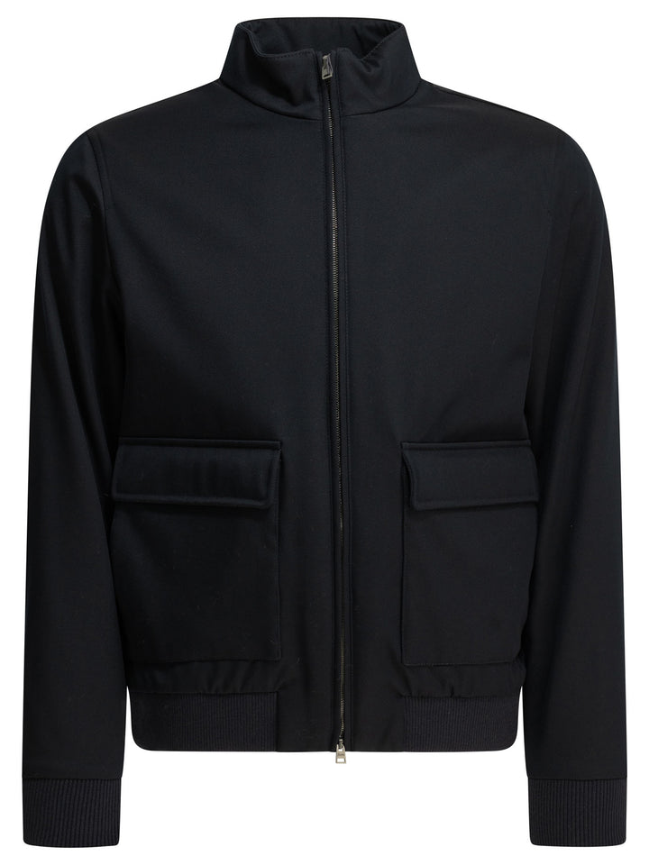 Herno 3 Layers Wool Storm Jackets and Coats - Blu | 436951202def6f1ce117919bba3718eb83407134